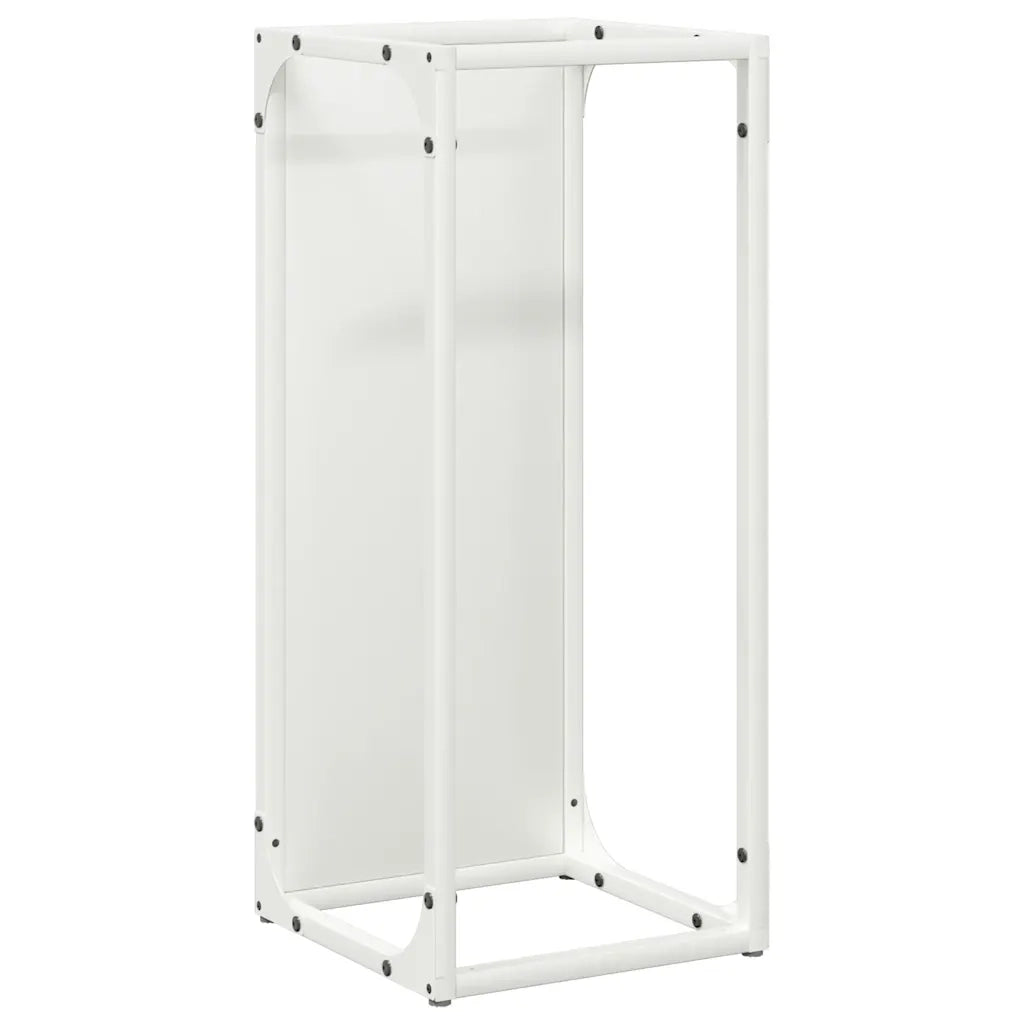 Rastrelliera per Legna da Ardere Bianca 25x25x60 cm CFW2392226