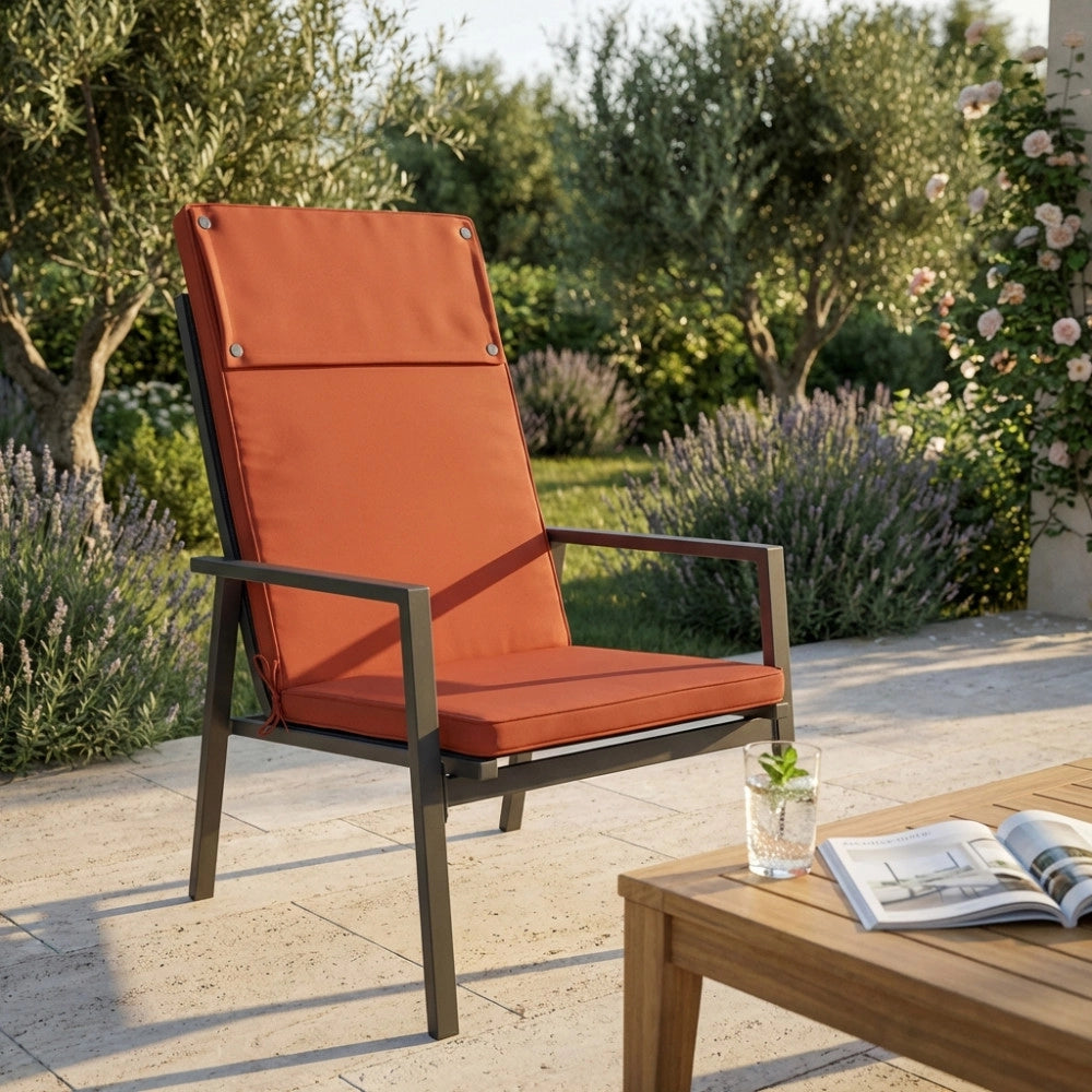 CUSCINO REAL ALTO ARANCIONE