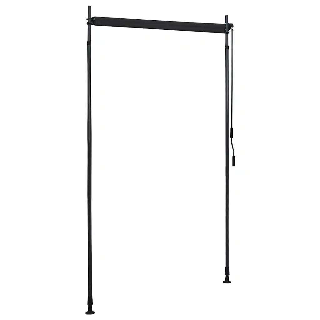 Tenda a Rullo per Esterni-Tenda da sole avvolgibile 120x270 cm Antracite