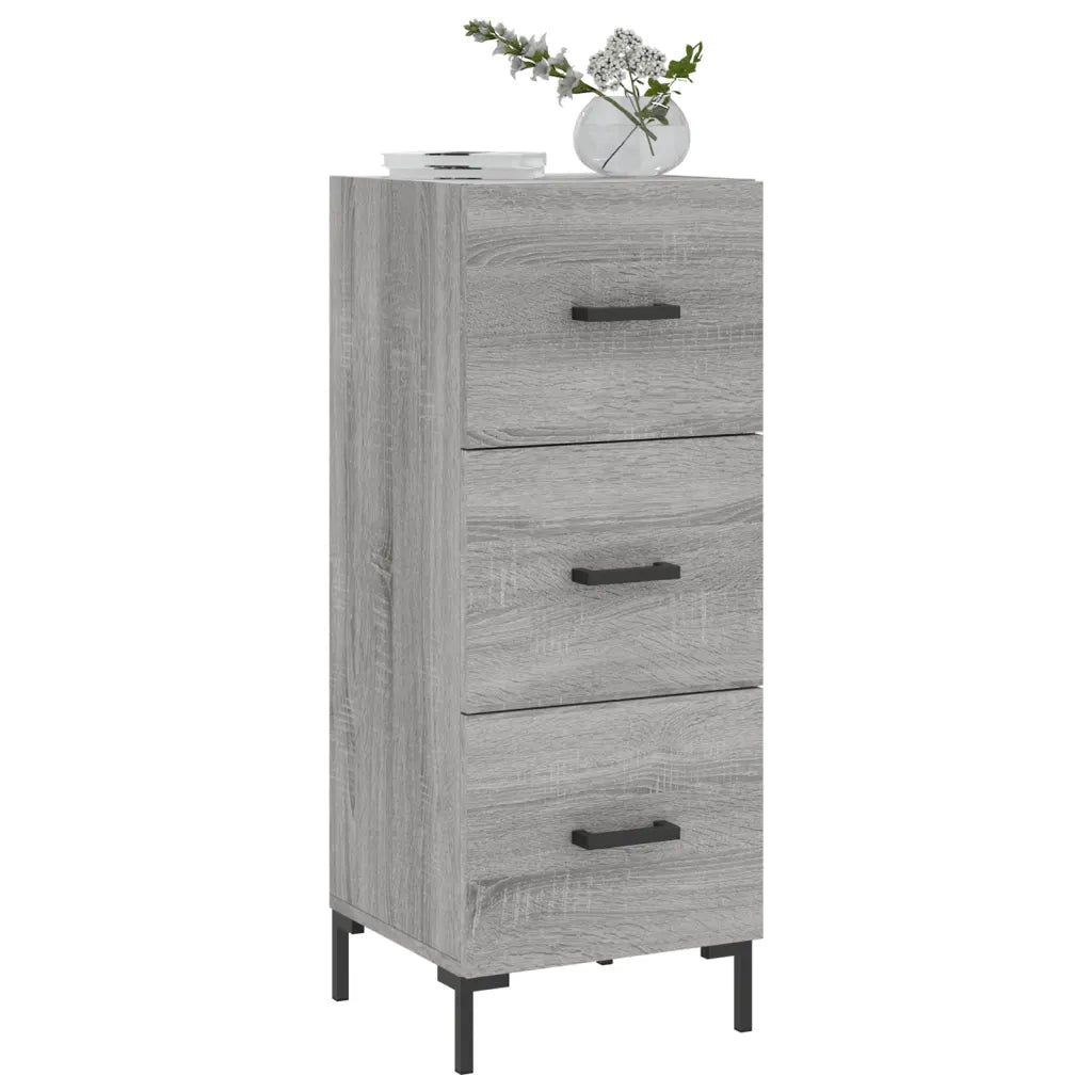 Credenza | Madia | Buffet da pranzo | Armadio da pranzo Grigio Sonoma 34,5x34x90 cm in Legno Multistrato