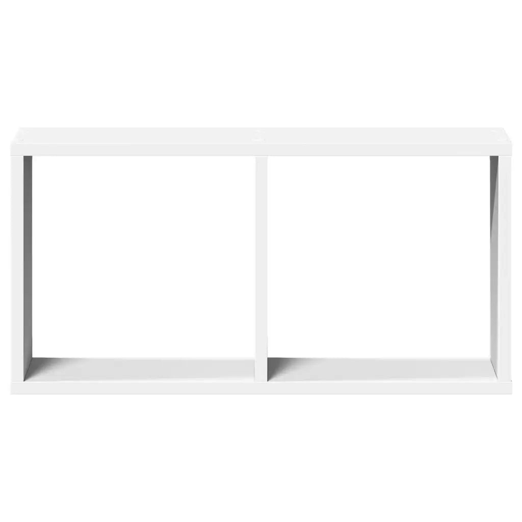 Mobile a Parete 60x16x30 cm Bianco in Legno Multistrato 854877