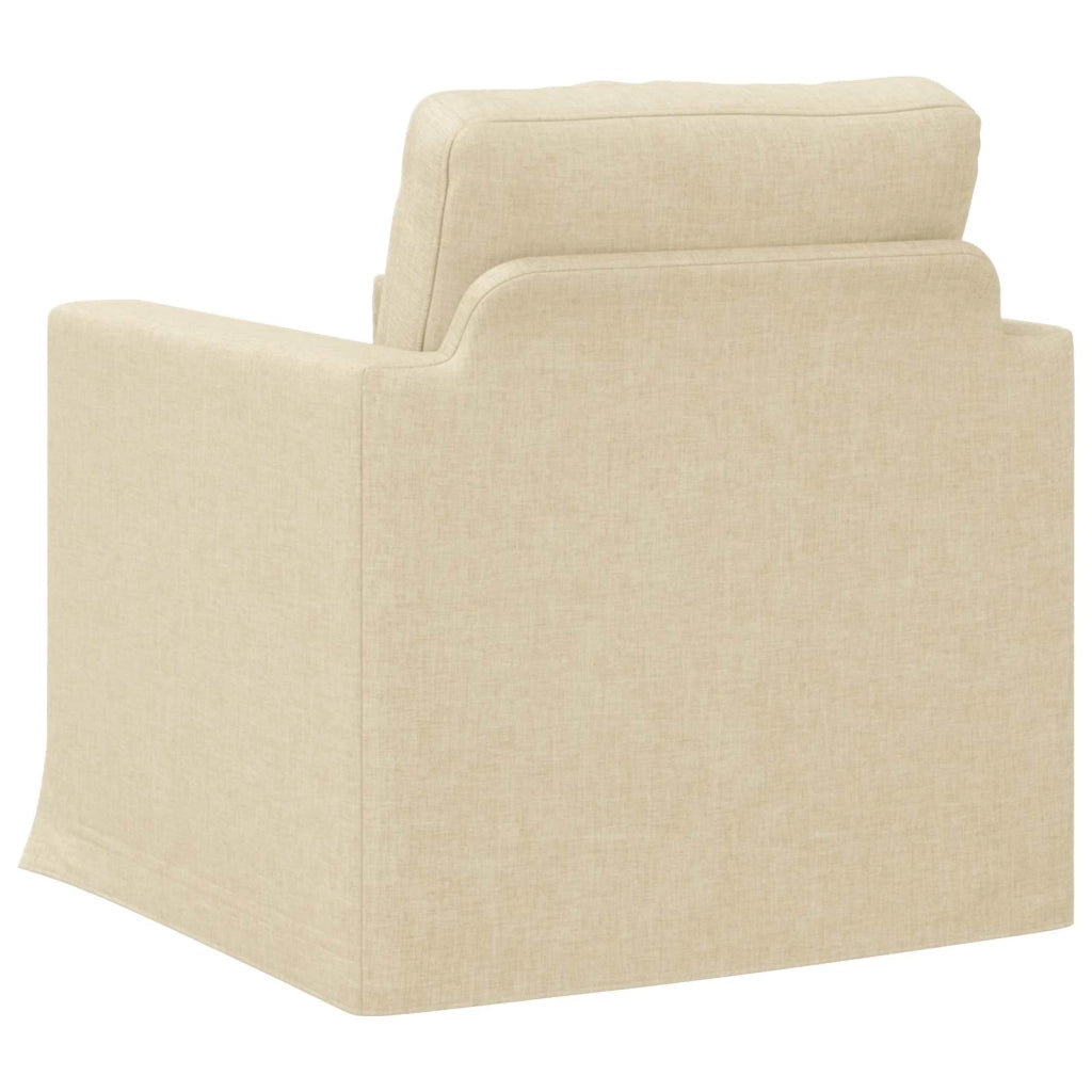 Divano | Divano da soggiorno | Sofa Crema 78 x 78 x 80 cm Tessuto