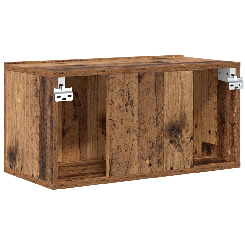 Set Mobile TV Legno Vissuto Legno Massello di Recupero Medio