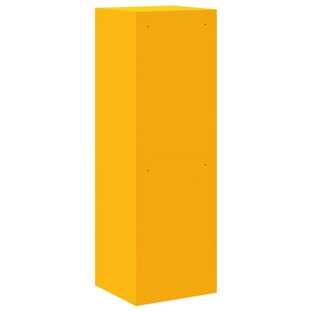 Armadio per File con cassetto Giallo senape 45,5 x 42 x 139 cm 891625