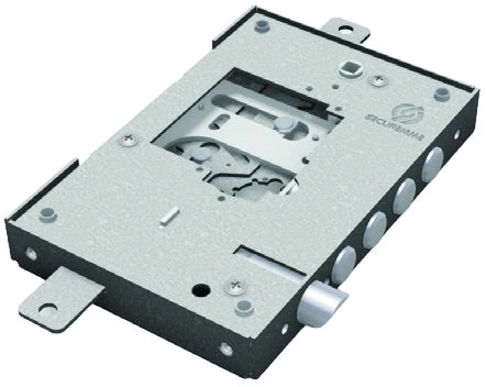 Securemme SERRATURA TRIPLICE PER PORTE BLINDATE SX S/CUORE INTERCAMBIABILE interasse mm.28 Art. 2500