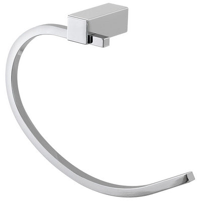 Porta salviette da parete in acciaio cromato antiruggine Linea Unica Feridras