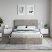 Mobiletto da notte a muro 2 pcs Bianco Lucido 49 x 34,5 x 20 cm 898794