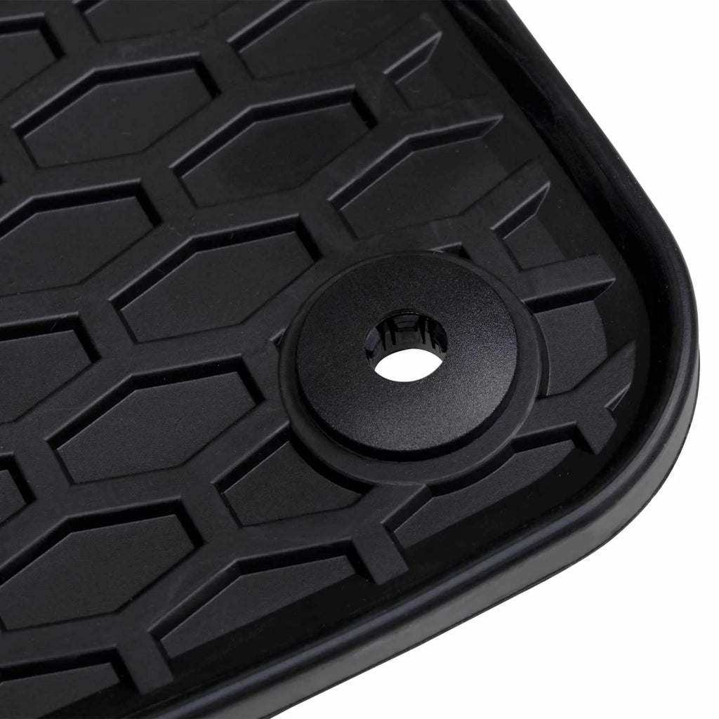 Tappetino per Auto 2 pz Nero adatto per VW CADDY 2020- Gomma CFW9094955