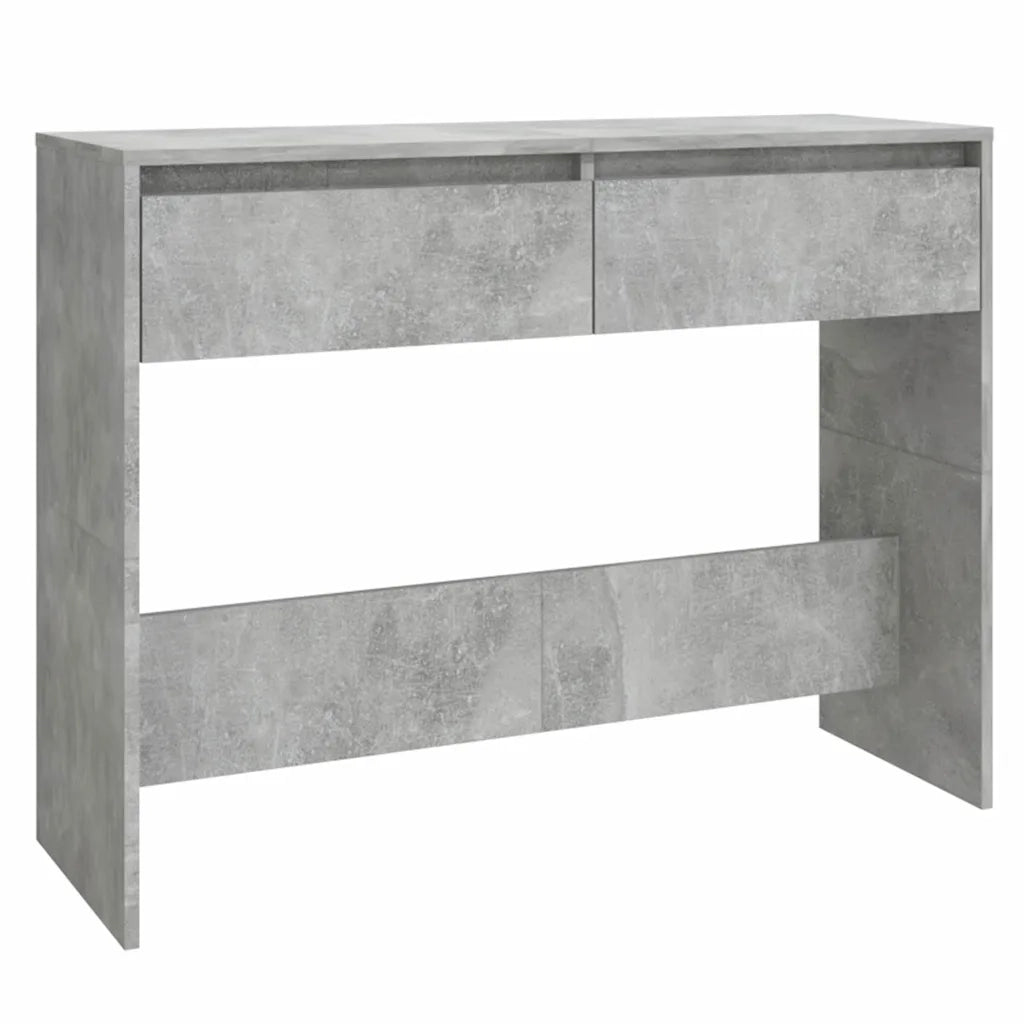 Tavolo Consolle | Tavolo d'Ingresso Grigio Cemento 100x35x76,5 cm in Truciolato
