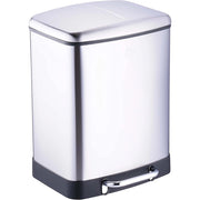 Dirt Devil Pattumiera Doppia 2x12 l Acciaio Inossidabile Antiodore 37x34.4x50cm