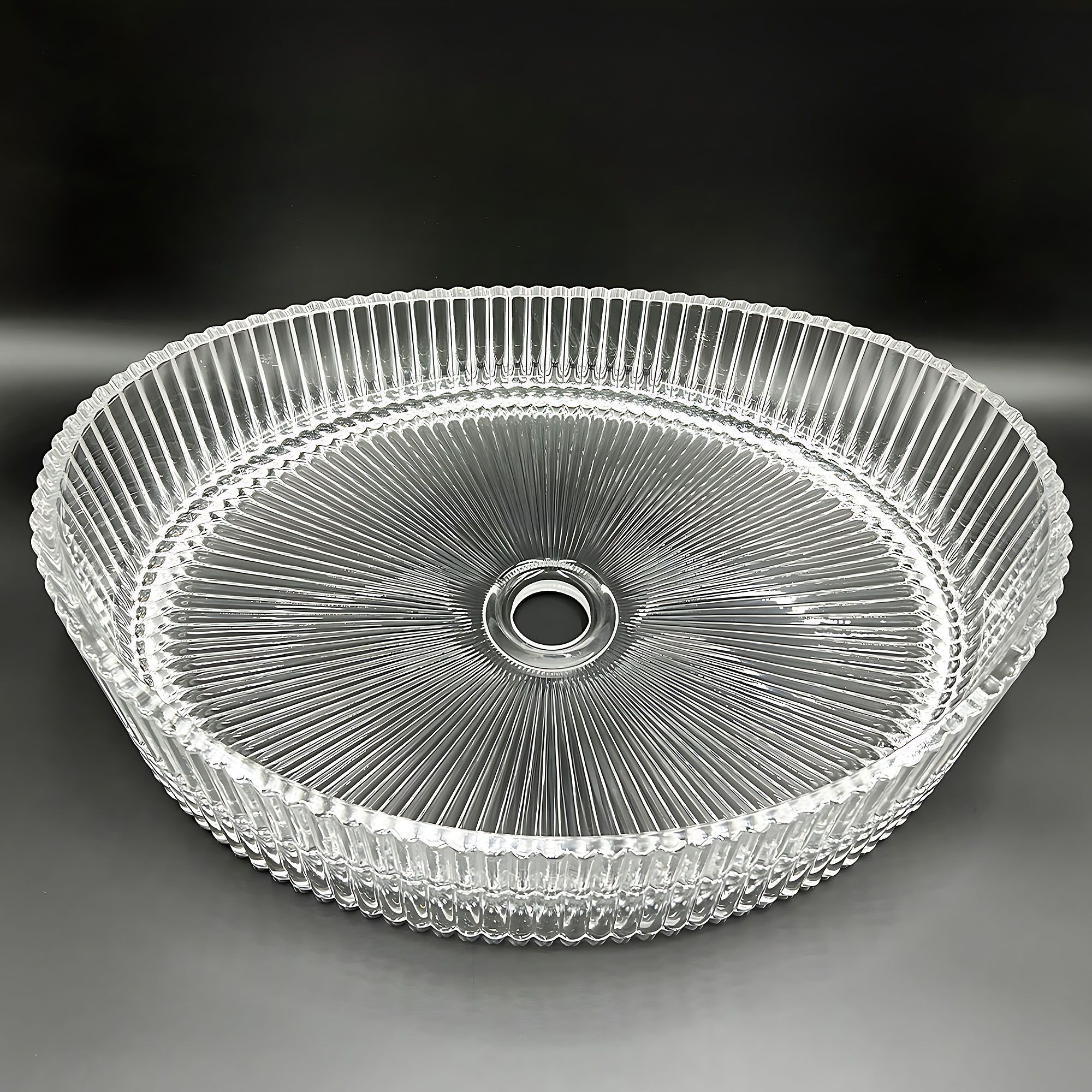 Lavabo Da Appoggio Rea Harper Transparent