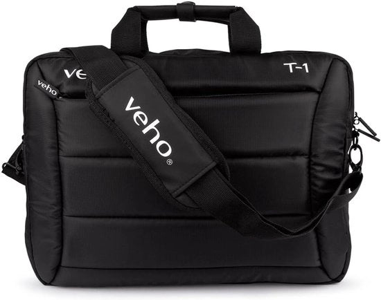 Portatile con cinturino per notebook da 15,6 pollici e tablet da 10,1 pollici - Nero