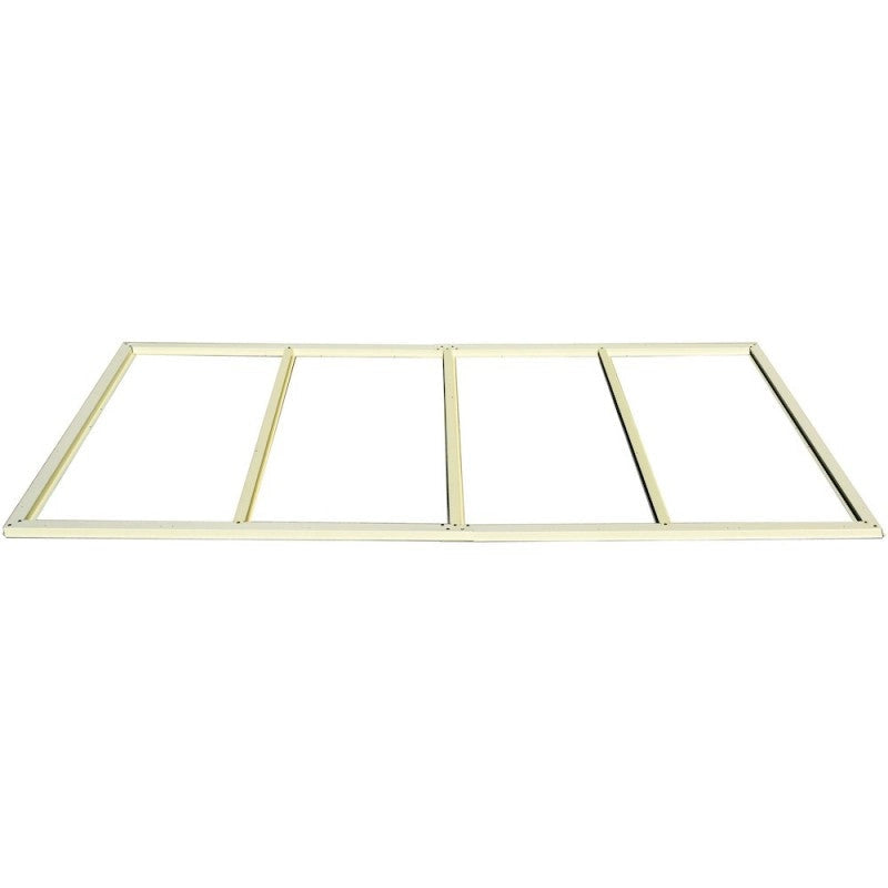 Casetta da Giardino Porta Attrezzi 122x240x188 cm in PVC Avorio