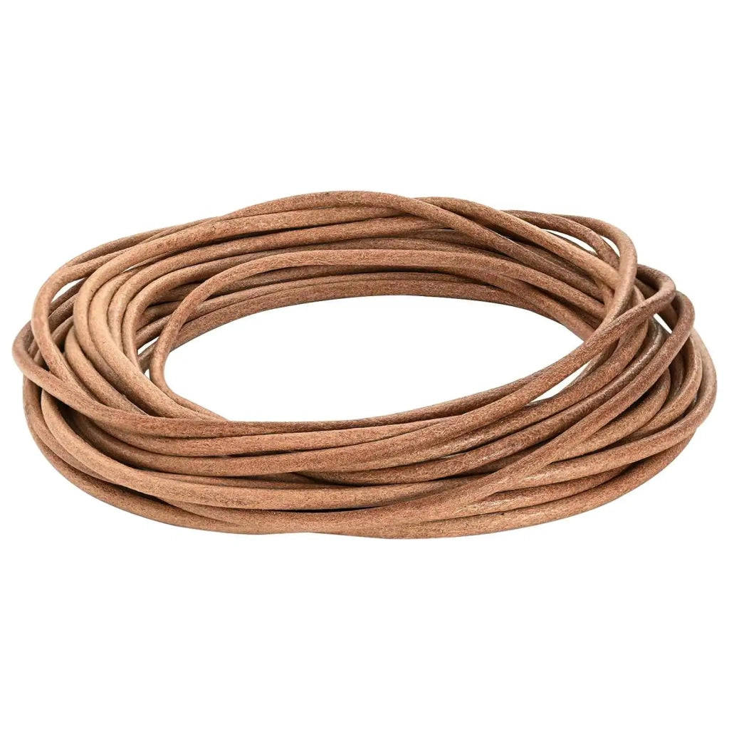Cordino in Pelle Marrone ?4 mm x 5 m Pelle CFW5915925