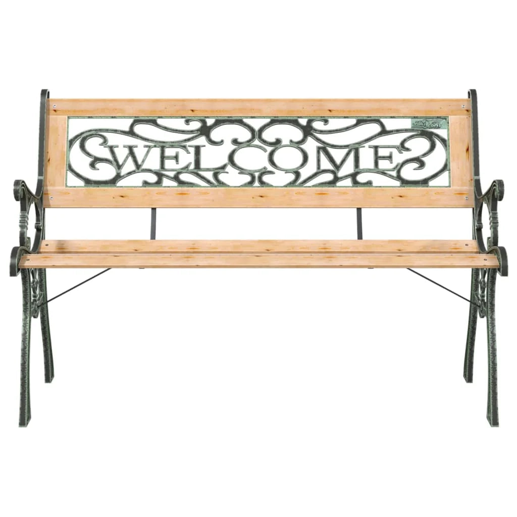 Panca da giardino arredo da esterno per terrazza 122 x 51 x 73 cm in legno massello di abete 02_0011216