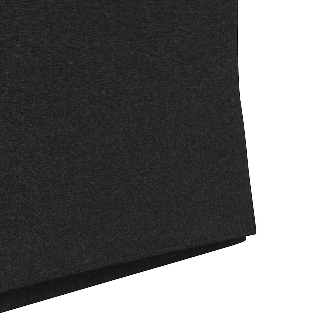 Sedie da pranzo 2 pcs Nero 57 x 67 x 95 cm Tessuto 42017905