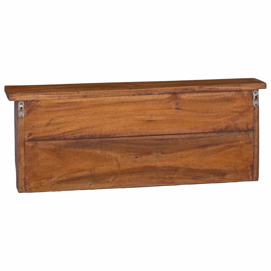 Gruccia Marrone 70 x 11 x 27 cm Legno di Mogano Massello 42012381