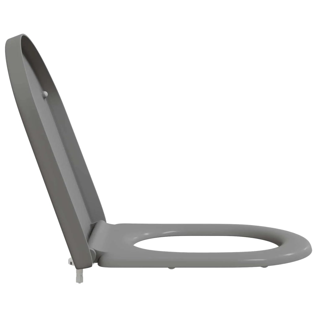 Sedile del WC Grigio 49 x 36 x 4 cm Duroplast 42002355