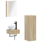 Set di Armadi da Bagno 4 pcs Rovere Sonoma 43 x 11,5 x 60,5 cm 3407377