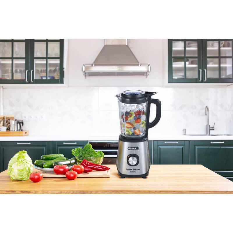 Frullatore Power Blender 1200W, 4 lame inox, 2 velocità, 1,5L - Metal