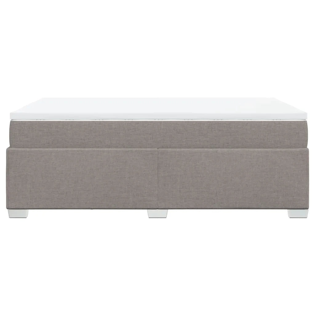 Giroletto a Molle con Materasso Tortora 120x190 cm in Tessuto 3285120