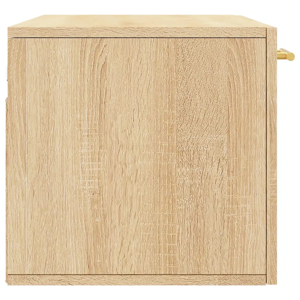 Mobile a Parete Rovere Sonoma 80x36,5x35 cm Legno Multistrato 830063
