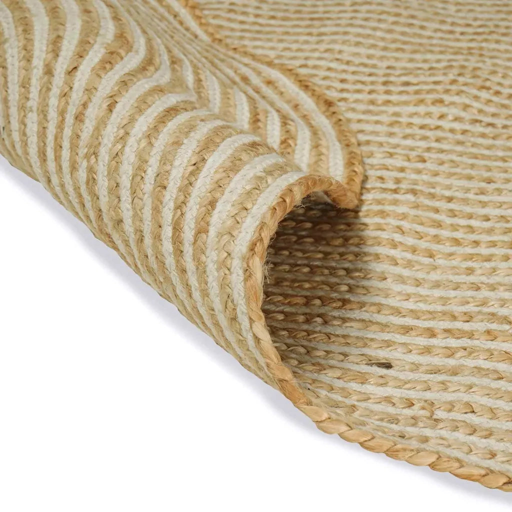 Tappeti per area Naturale e Bianco 205 x 305 cm Juta 42010766