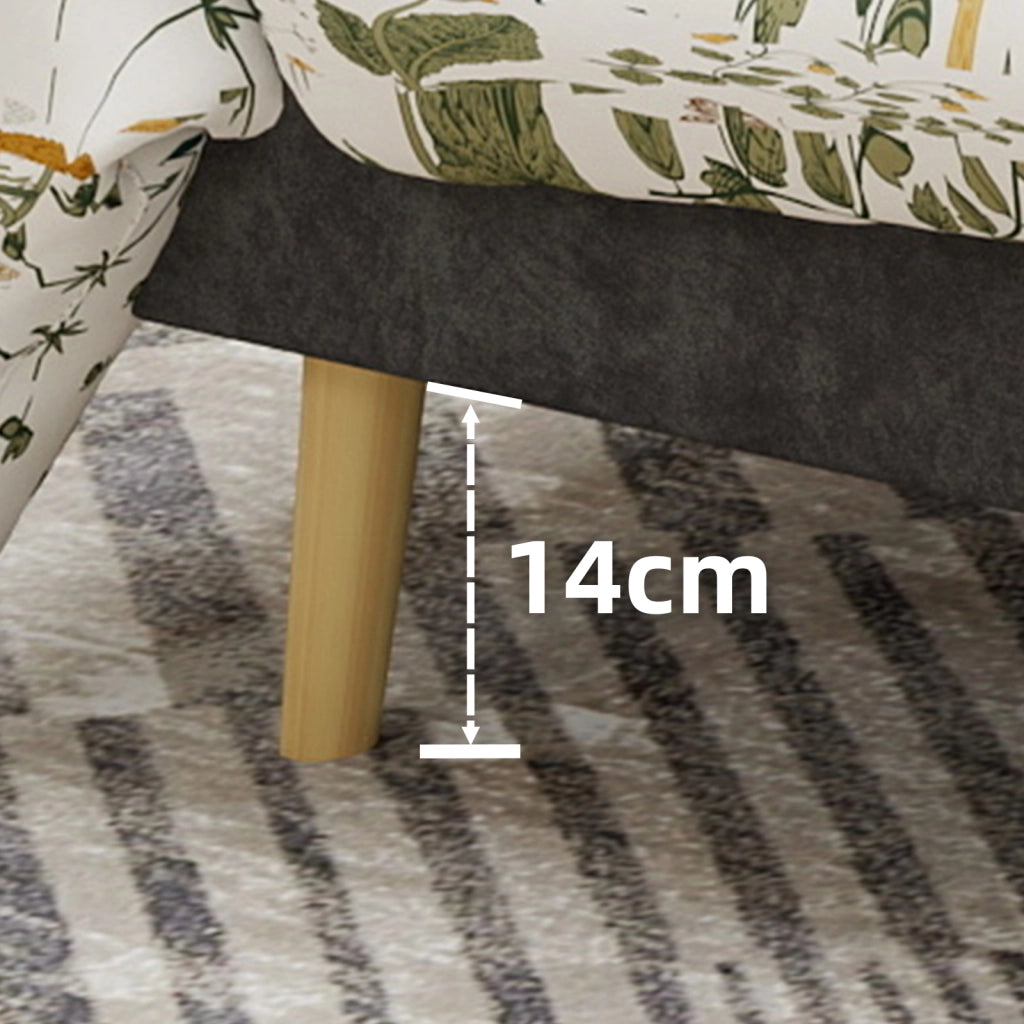 Letto Matrimoniale 160x200 cm con Testiera Geometrica; in Tessuto e Metallo; Grigio