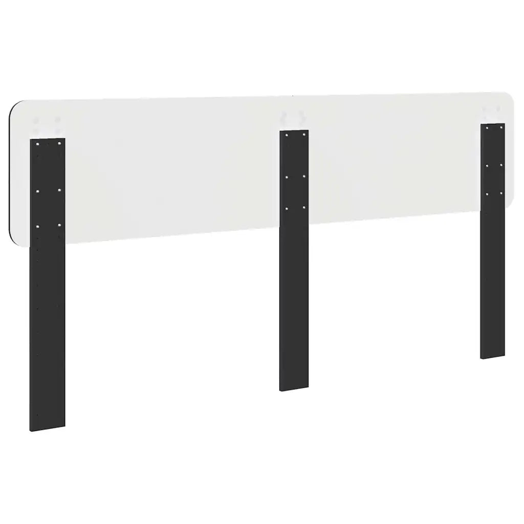Testiera-Testata-Testiera Decorativa Rovere Nero 180 cm Legno multistrato 351147