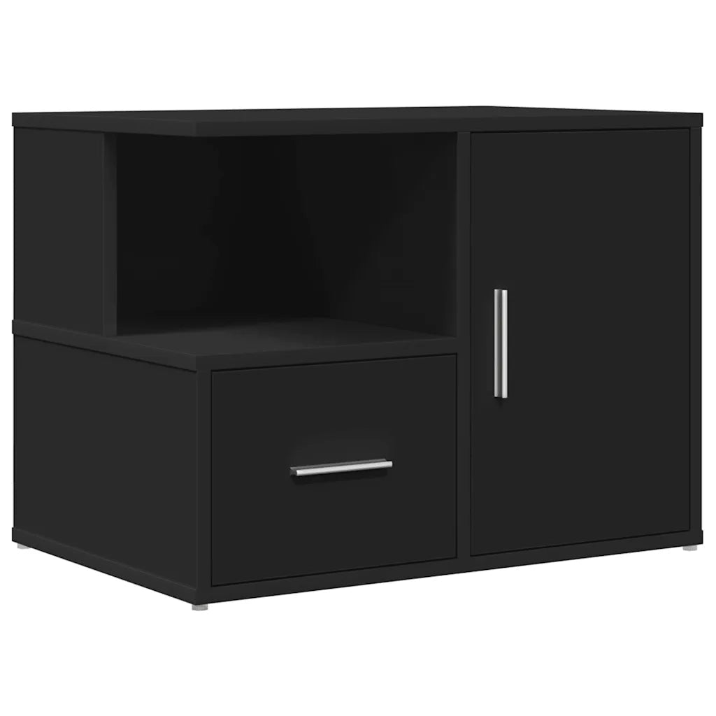 Mobile Angolare Nero 160x40x45 cm in Truciolato 3307820