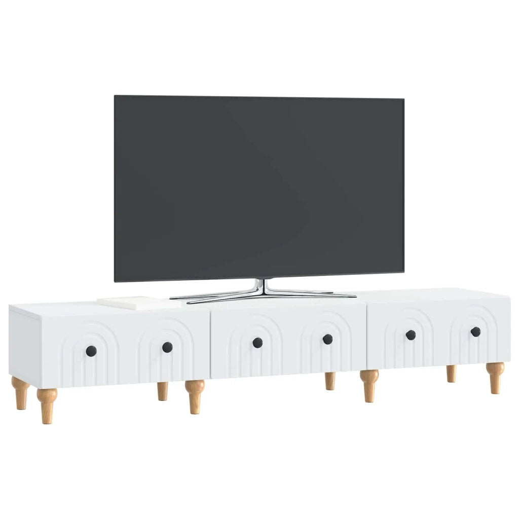 Mobile TV-Credenza per TV Bianco 147 x 34,5 x 30 cm Legno ingegnerizzato 296499