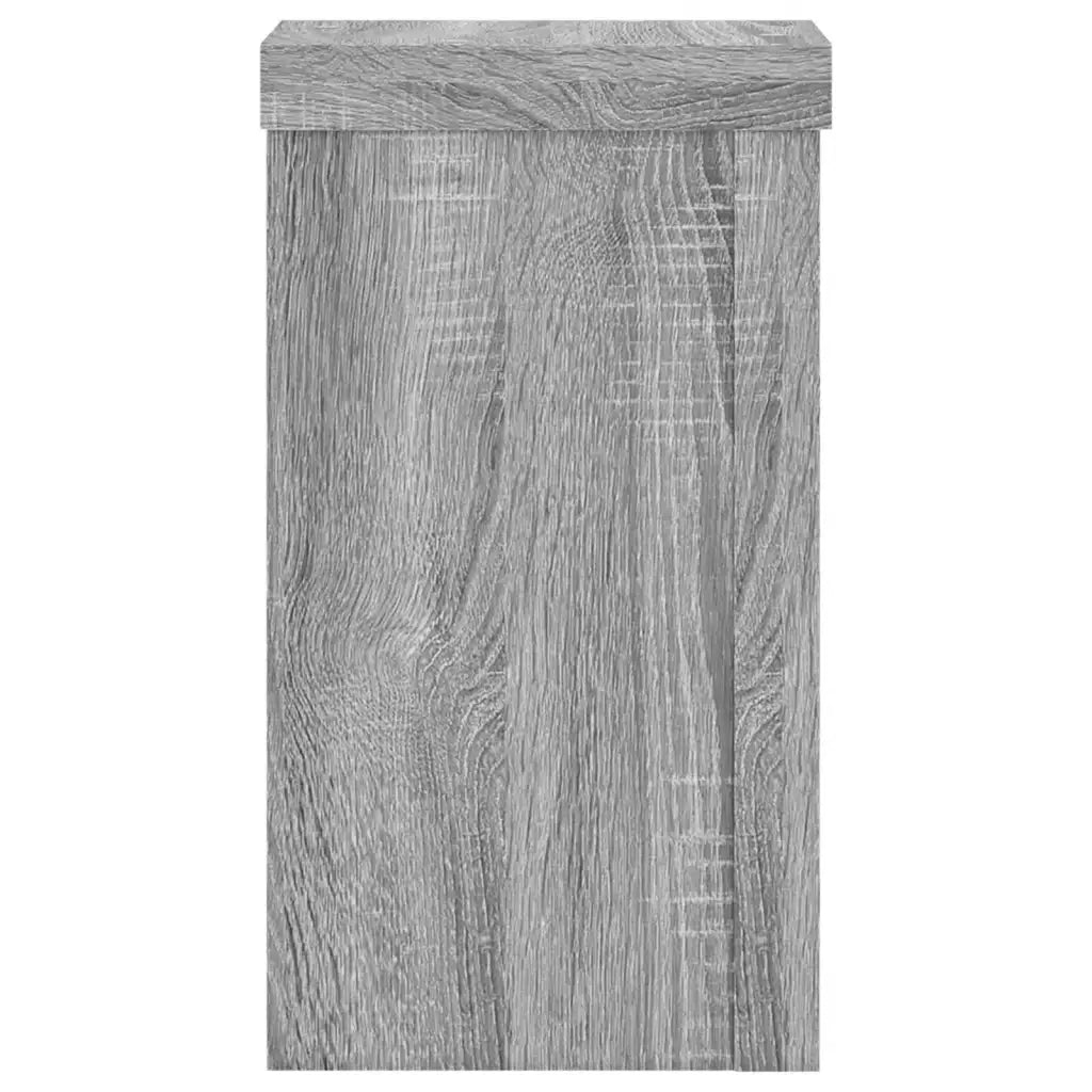 Supporti per piante | Sostegno per piante 2 pz Grigio 10x10x18 cm in Multistrato
