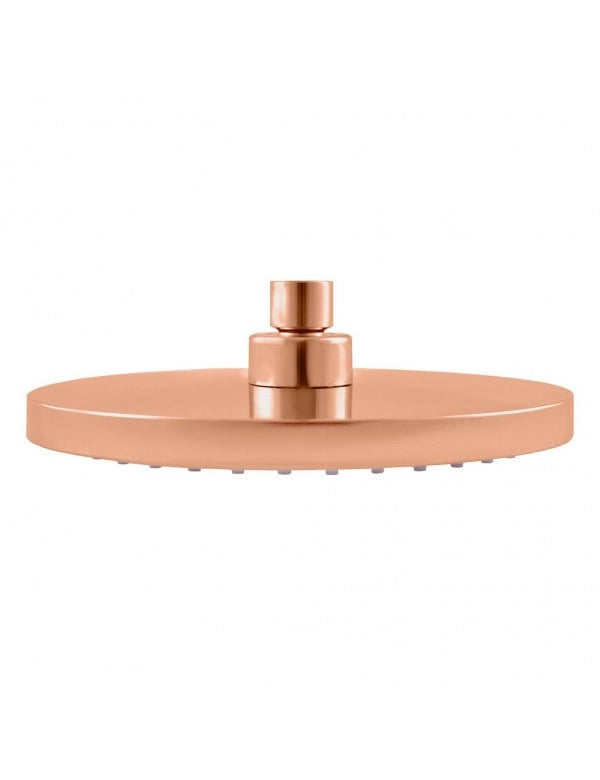 Colonna doccia termostatica a parete ottone oro rosa spazzolato H. 109 cm
