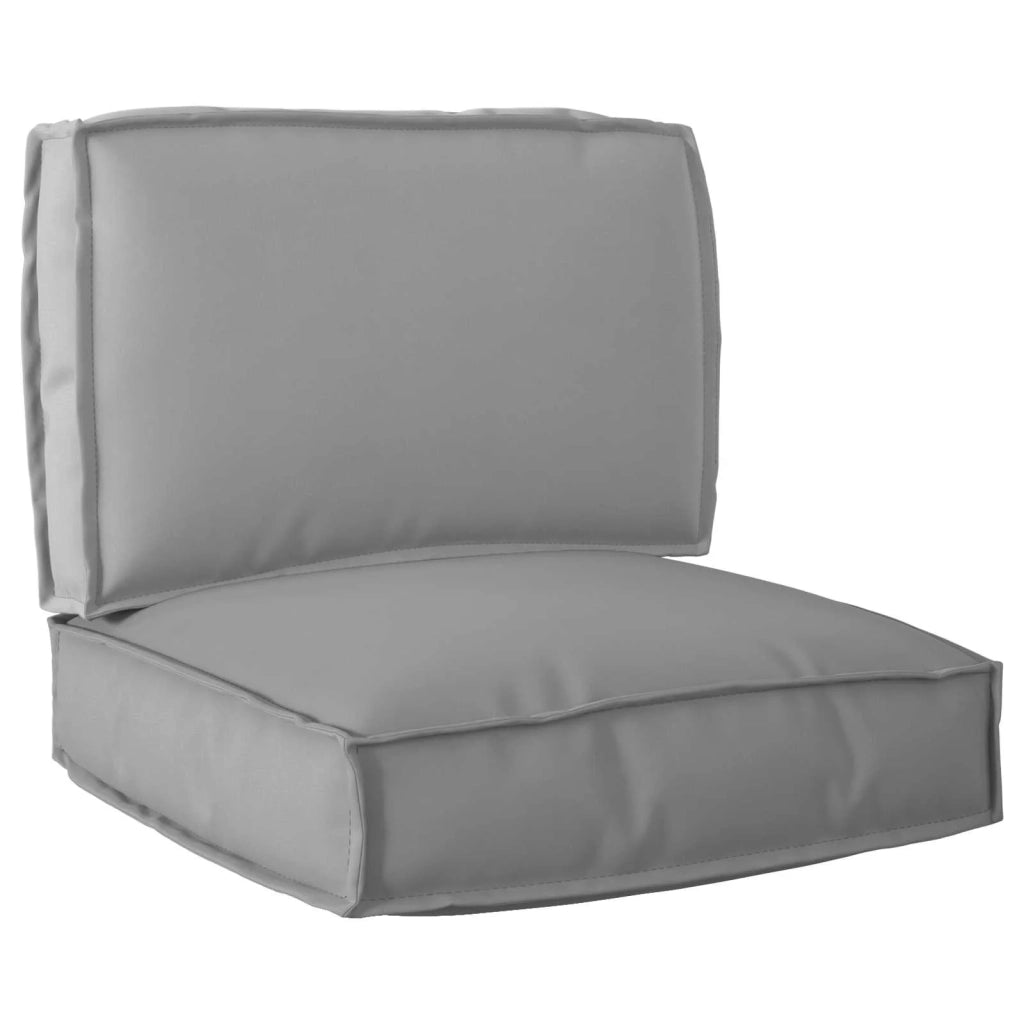Set di Cuscini per Pallet 2 pcs Grigio Tessuto Oxford 3329050