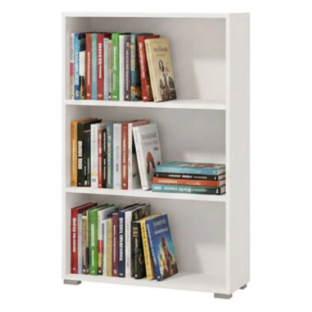 Biblioteca Moiano, Libreria 2 Ripiani, 70x24.5x107.5h cm Bianco Opaco