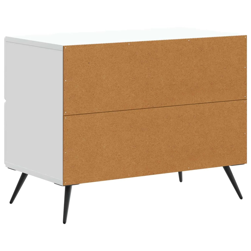 Armadio da Notte con cassetto Bianco 62 x 34,5 x 47,5 cm 895465