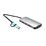 I-tec usb 3.0 usb-c/thunderbolt 3x display metal nano dock with lan + power delivery 100 w - CANANOTDOCKPD