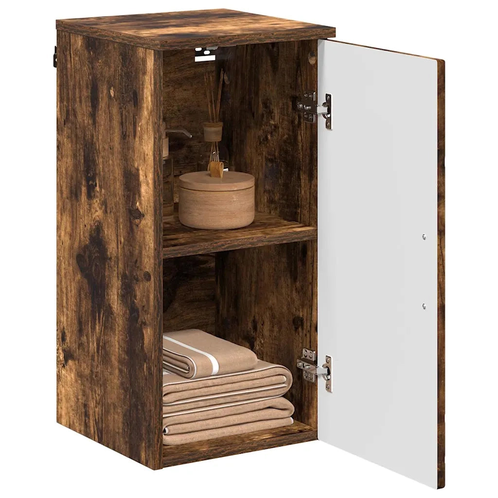 Mobile da Bagno con archiviazione Rovere fumé 30 x 31,5 x 61 cm