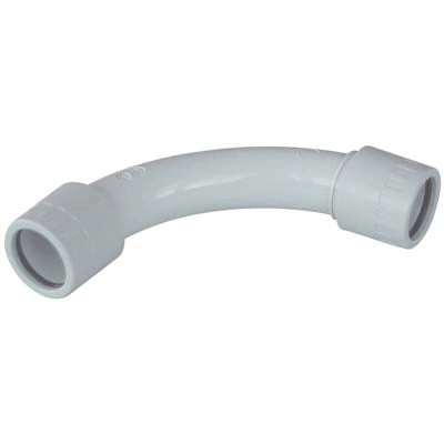 CURVA 90  ° IP65 X TUBO RIGIDO PVC - GRIGIO MM 25- 10 pezzi