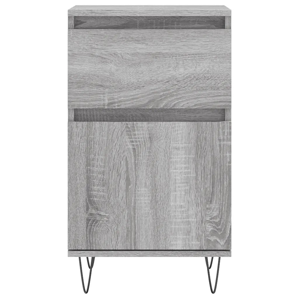Credenze 2 pz Grigio Sonoma 40x35x70 cm in Legno Multistrato 831161