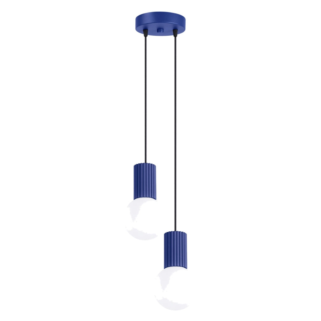 Lampada a sospensione HALO 2P oltremare
