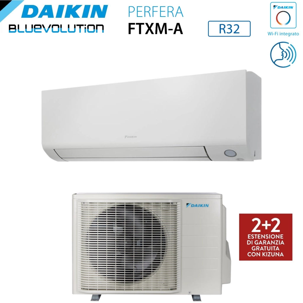 Condizionatore Daikin Perfera All Seasons 12000 Btu FTXM35A R-32 Wi-Fi Integrato Garanzia Italiana