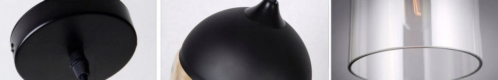 Lampada Da Soffitto Pensile Di Vetro Zenit D Black