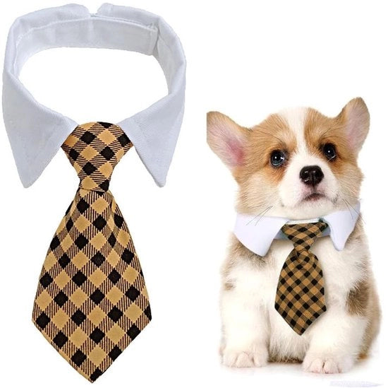 Cinturino per cani adattabile - Collare per cani - Cinturino a farfalla - Cinturino per cuccioli formale - Abbigliamento da costume - Adatto per feste