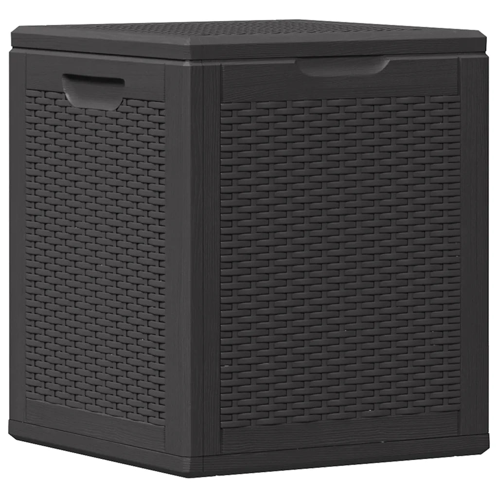 Baule da Giardino 90 L Nero in Rattan PP CFW3114080