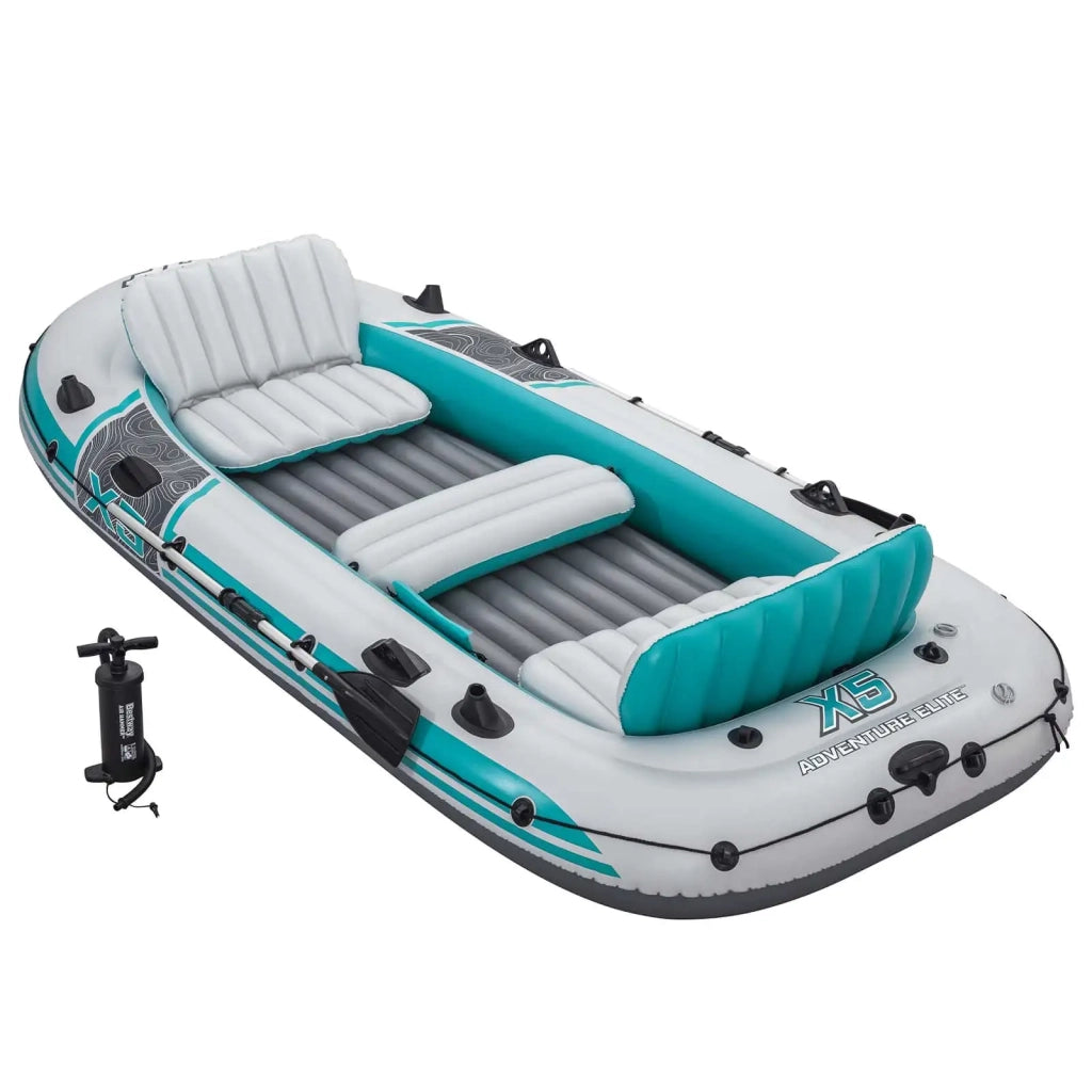 Bestway Gommone gonfiabile Grigio e Bianco 3,64 x 1,66 m PVC 42035746