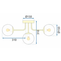 Lampada Gold APP1575-5C
