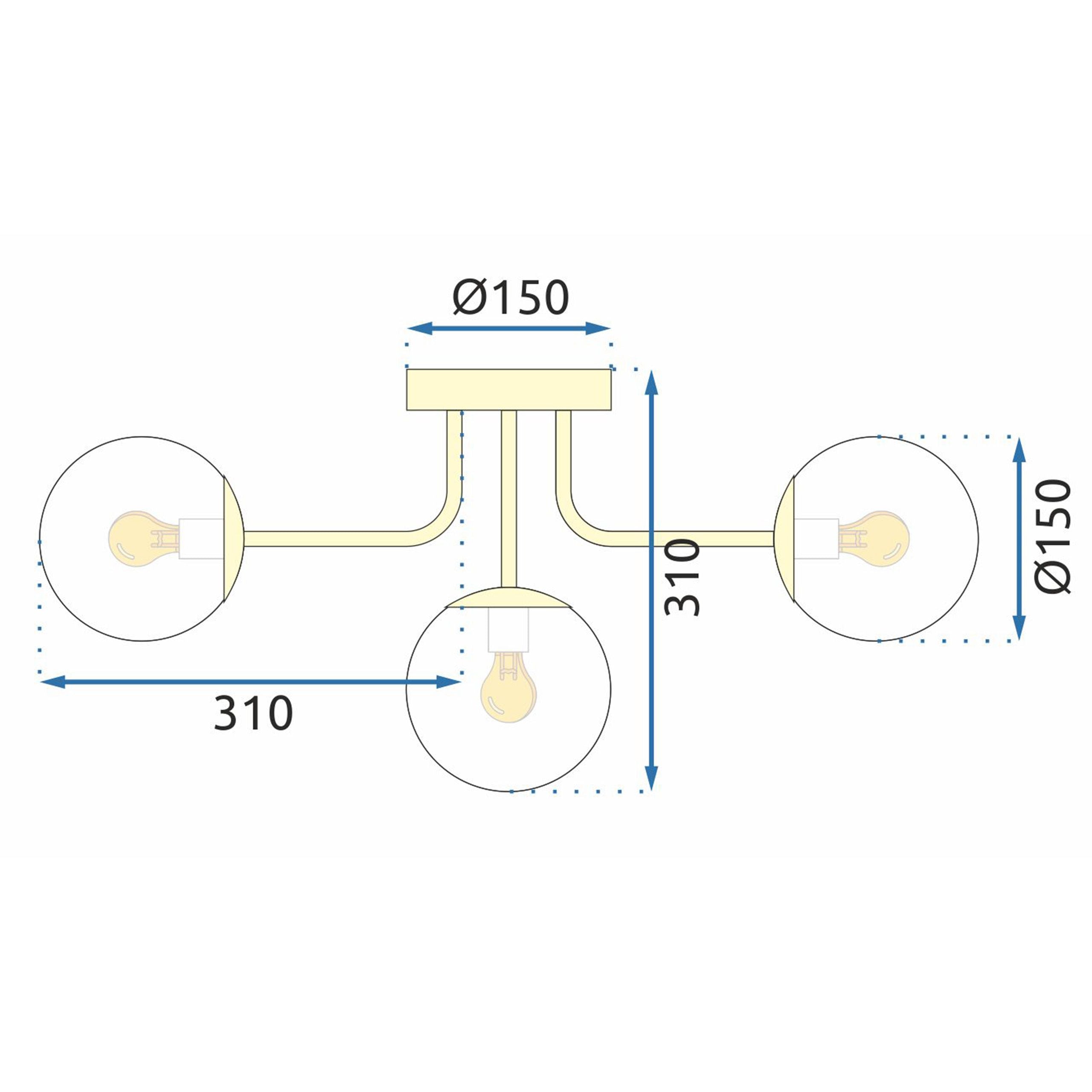 Lampada Gold APP1575-5C