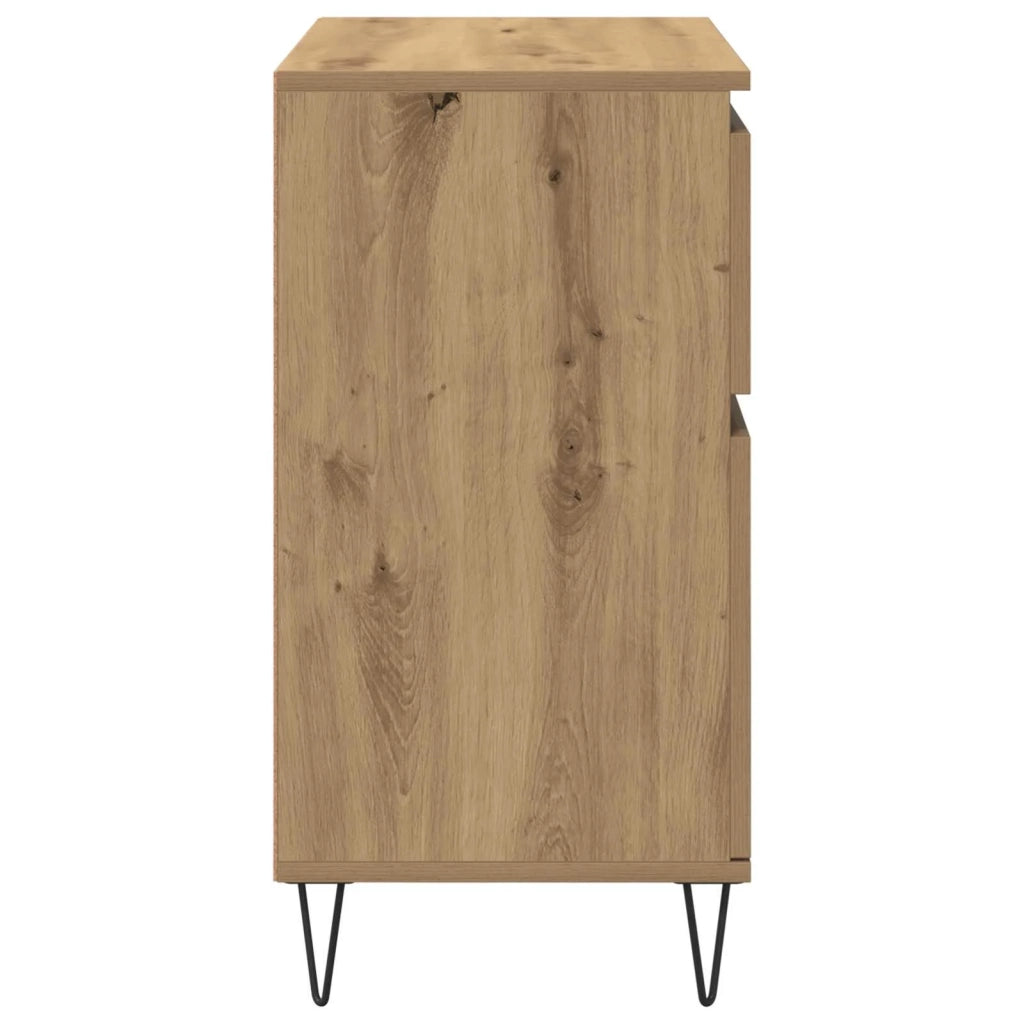 Credenza | Madia | Buffet da pranzo | Armadio da pranzo con cassetto Rovere artigianale 60 x 35 x 70 cm