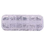 Set di gomme O-ringen - 12 misure assortite - Ricambio - Riparazione orologio - Sostenibilità - Contenitore di stoccaggio - Gomme O-ringen di ricambio